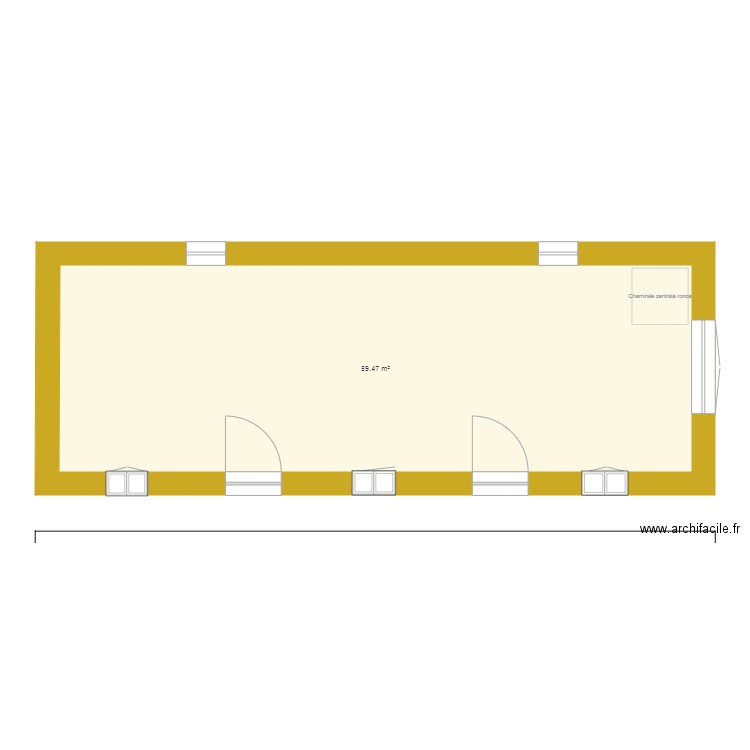 kéréonnec. Plan de 0 pièce et 0 m2