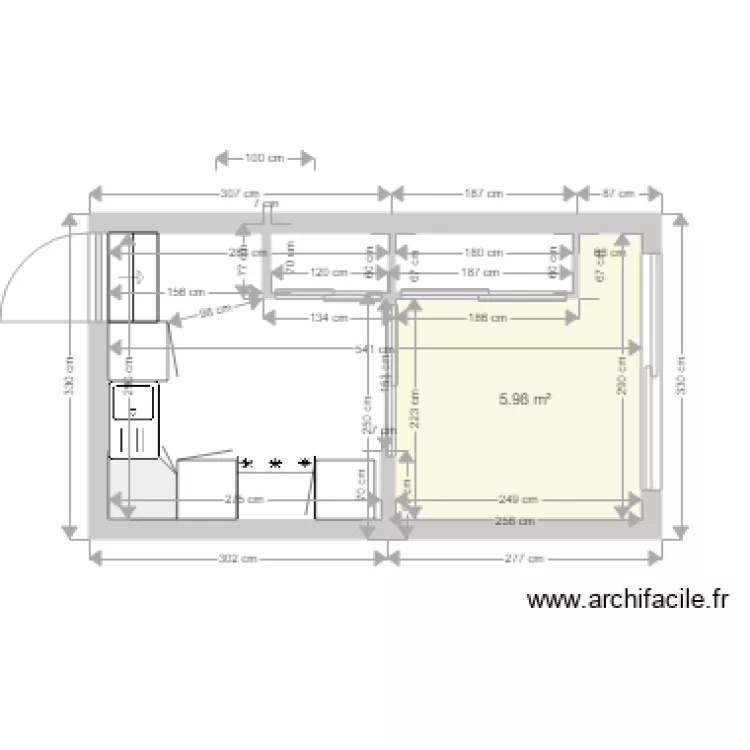 Buanderie Mariejo. Plan de 