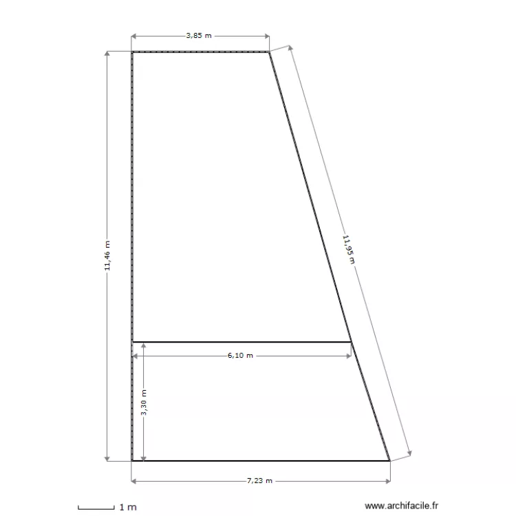 TOITURE APRES TRAVAUX. Plan de TOITURE APRES TRAVAUX. Plan de