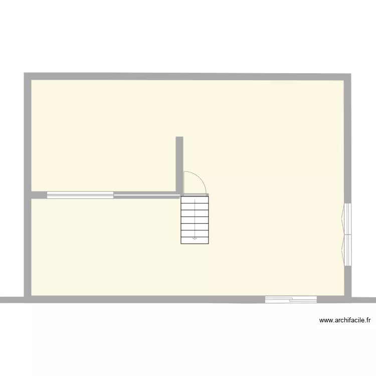 Maison janville SS sol. Plan de 