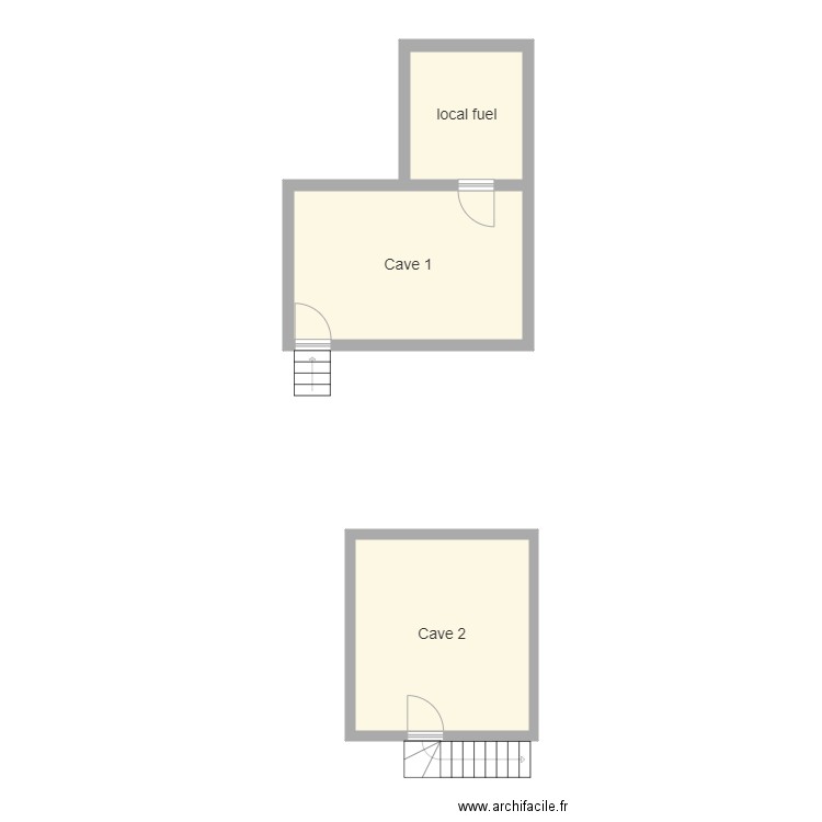 etude notariale caves. Plan de 0 pièce et 0 m2