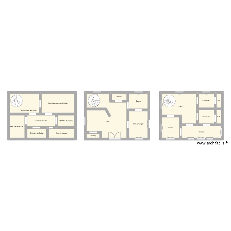 blblblb. Plan de 19 pièces et 97 m2