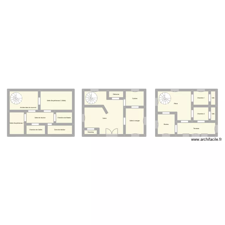 blblblb. Plan de 19 pièces et 97 m²