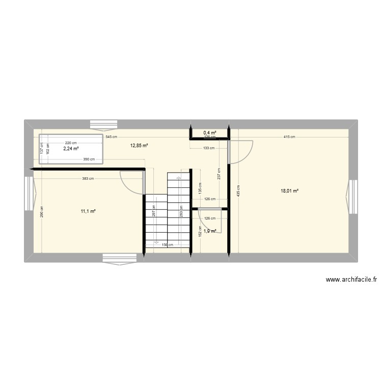 infirmiere 2. Plan de 6 pièces et 49 m2