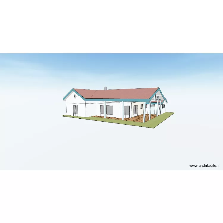 Maison-2208. Plan de 11 et 252 m² Maison-2208. Plan de 11 et 252 m²