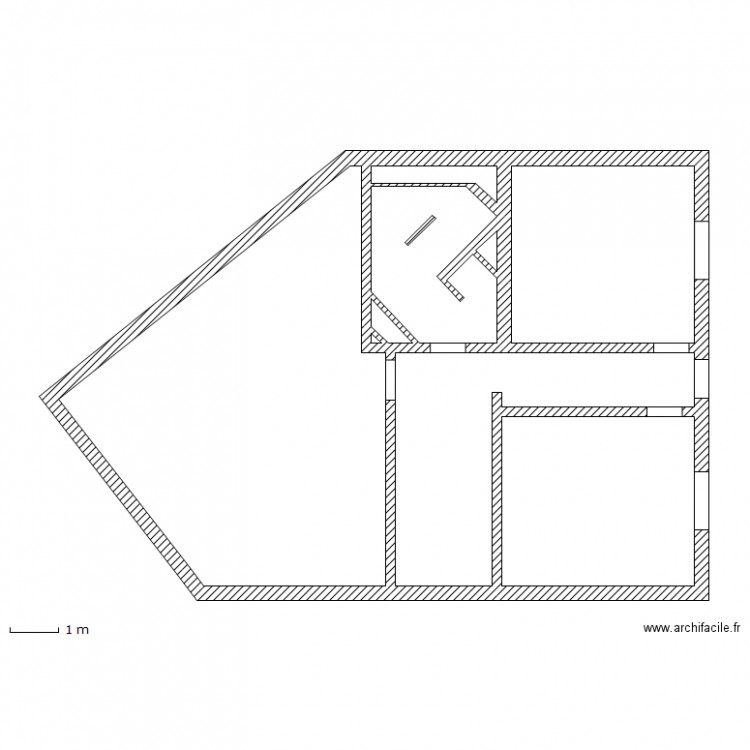 Niveau 1 Salle de bain. Plan de 0 pièce et 0 m2