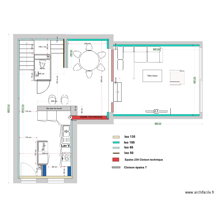 Plancher Ht de RDCH courbevoie . Plan de 0 pièce et 0 m2