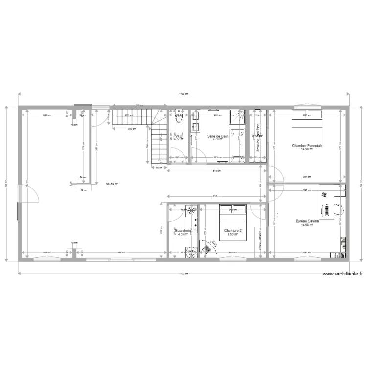 Plan Maison Mitoyenne avec étage 2. Plan de Plan Maison Mitoyenne avec étage 2. Plan de