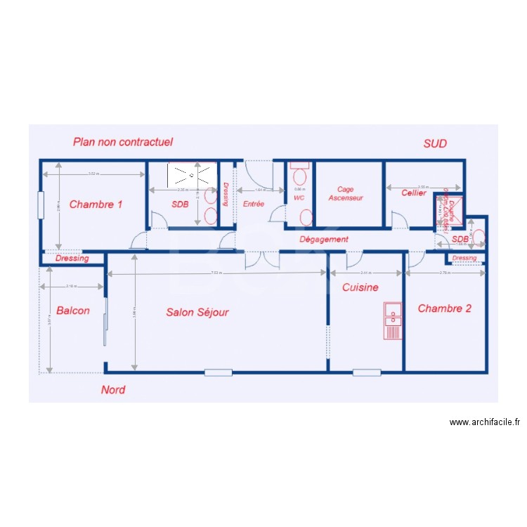 apartement albi. Plan de 0 pièce et 0 m2