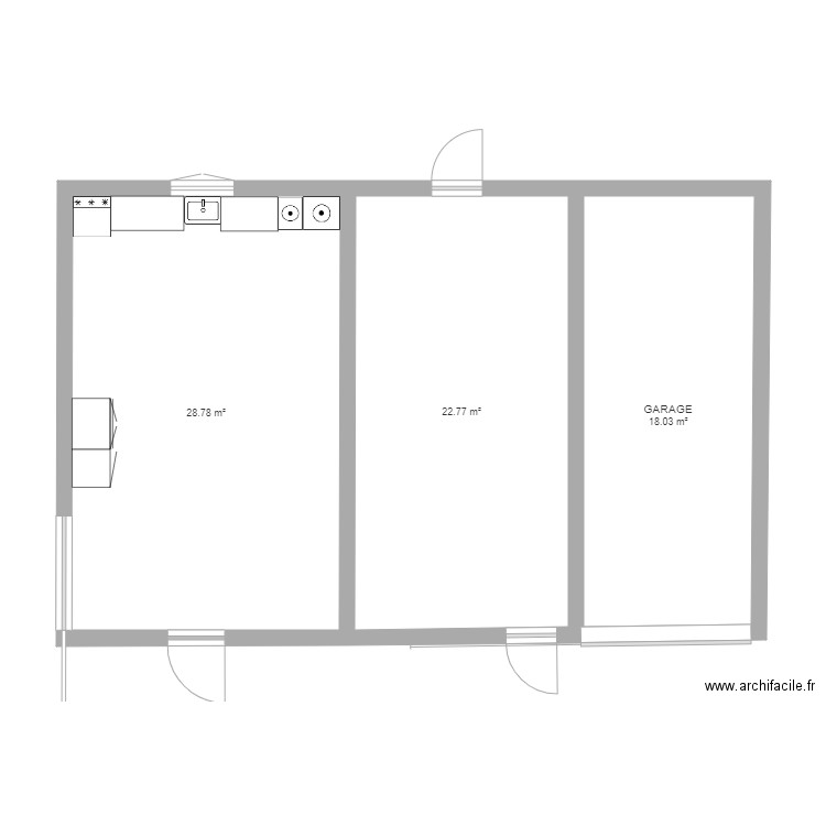 PROJET 1. Plan de 0 pièce et 0 m2