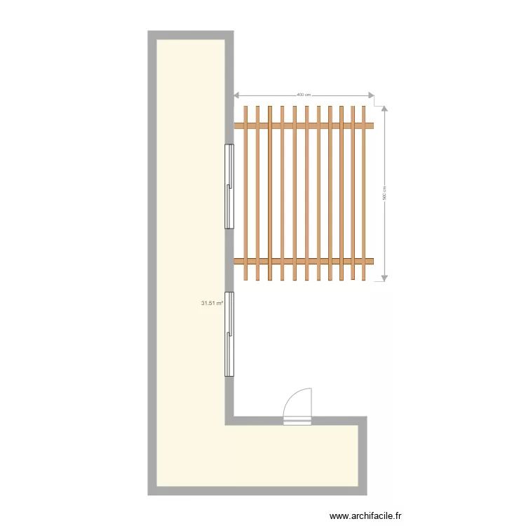 pergola. Plan de 