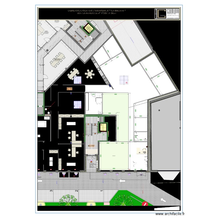 cab sion. Plan de 0 pièce et 0 m2