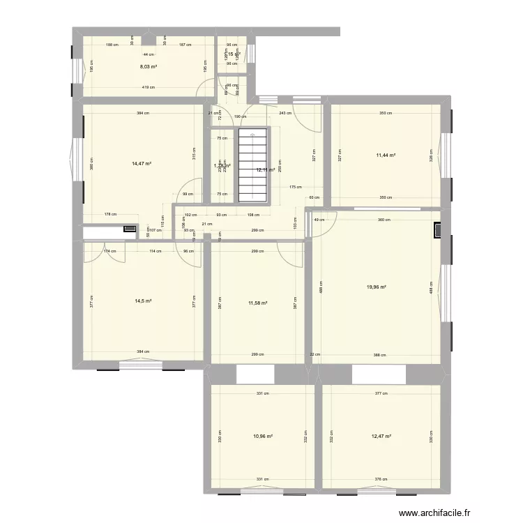 Dimensions Audrey. Plan de Dimensions Audrey. Plan de