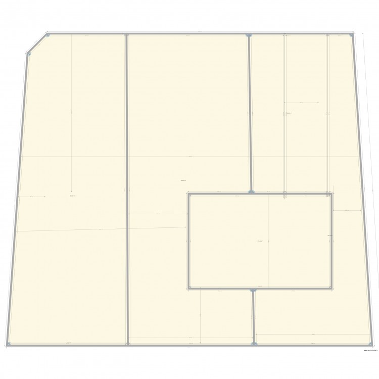 Trois parcelles Option 2. Plan de 0 pièce et 0 m2