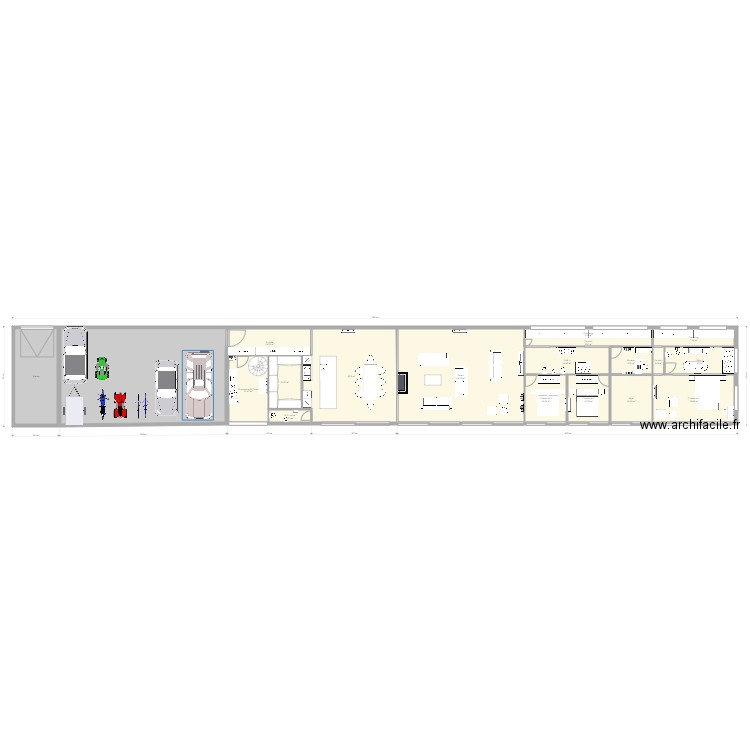 Maison Brutale. Plan de 0 pièce et 0 m2