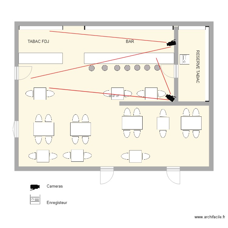 TABAC LA FABRIQUER video. Plan de 0 pièce et 0 m2