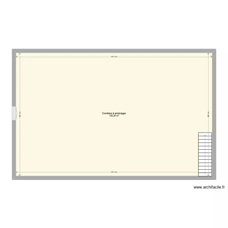 Plan combles Maison Bosjean. Plan de Plan combles Maison Bosjean. Plan de