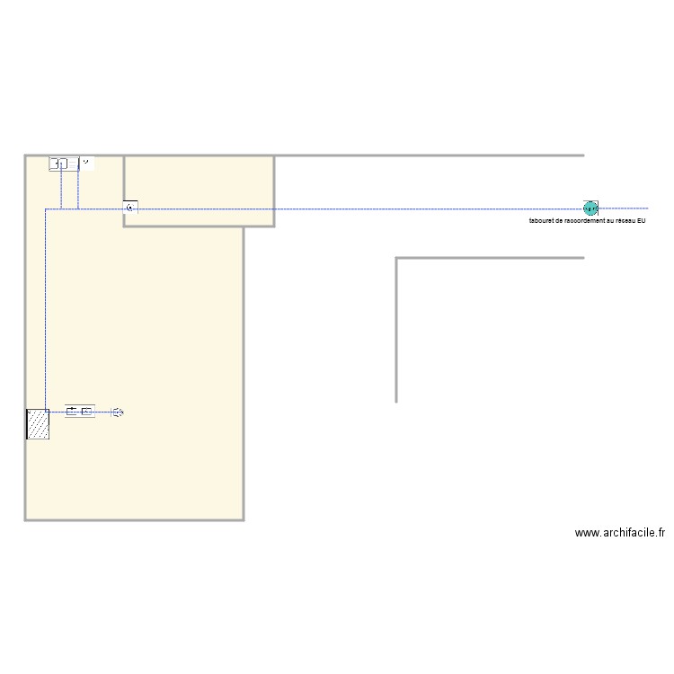 DAUBORD ASS. Plan de 2 pièces et 122 m2