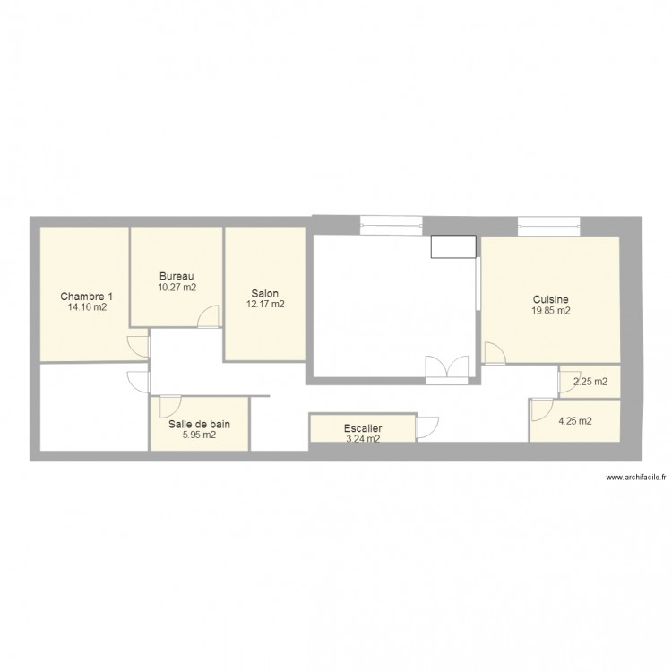 cuisineok. Plan de 0 pièce et 0 m2