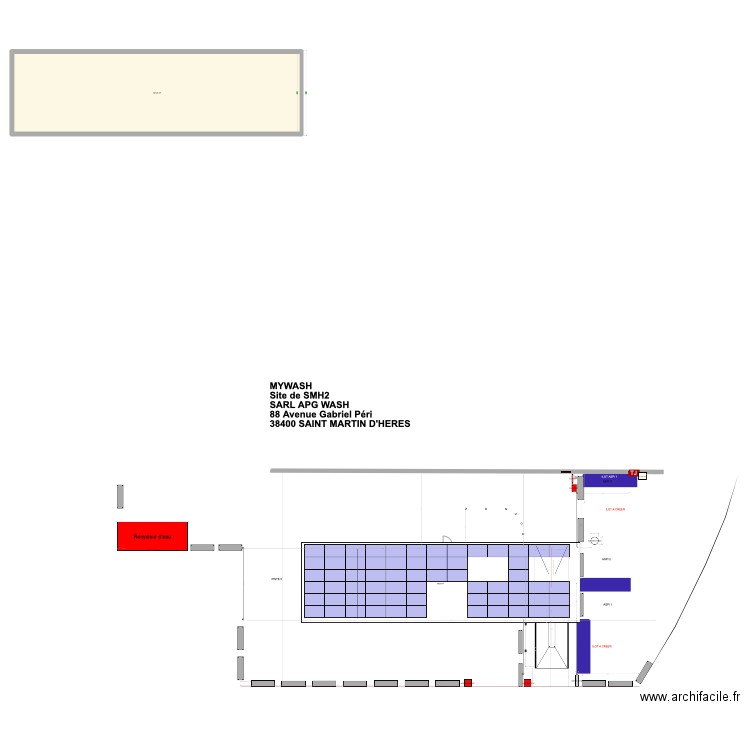 SMH2_SOLAIRE. Plan de 2 pièces et 192 m2