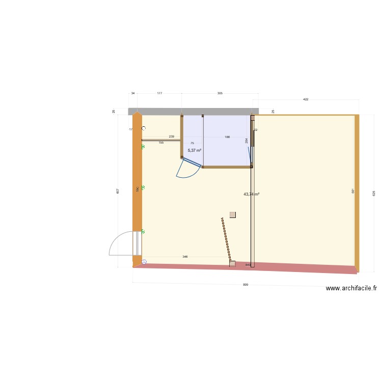 Abris sur terrasse 04. Plan de 0 pièce et 0 m2