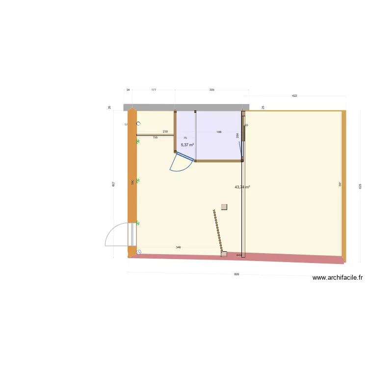 Abris sur terrasse 04. Plan de 