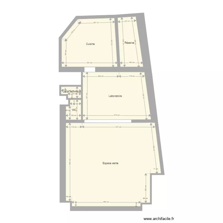 Magasin Tour de Pise. Plan de 