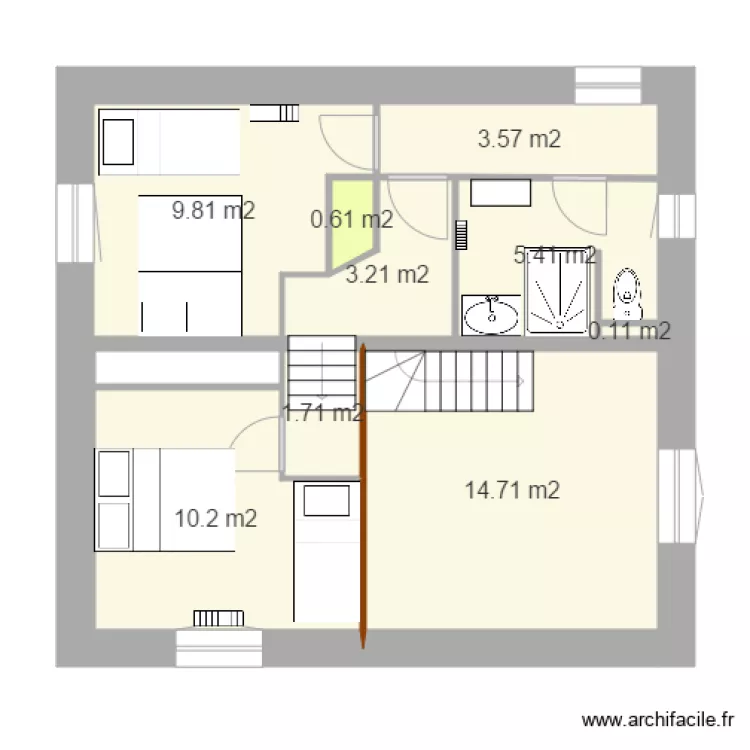 grange V17 1 er étage 28 aout. Plan de grange V17 1 er étage 28 aout. Plan de
