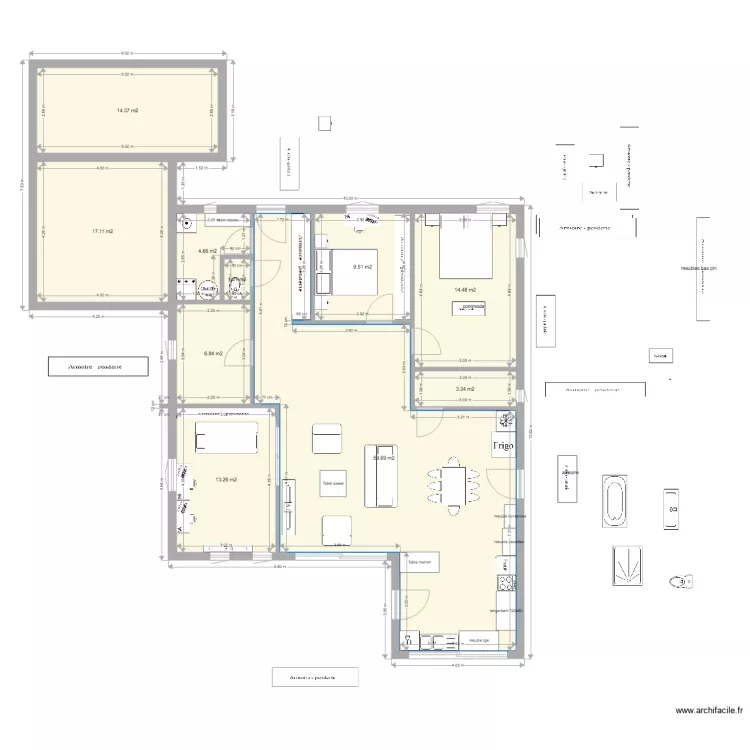 maison34. Plan de 
