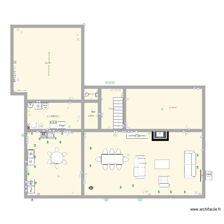 Plan – Schéma électrique RDC – Par MacJim ️ | ArchiFacile
