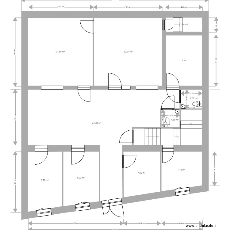 HAS Convalescent RDC MS 2. Plan de 0 pièce et 0 m2