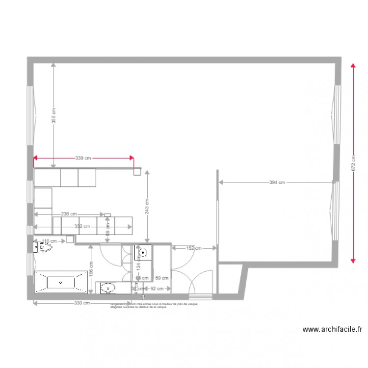 plan existant carine renaudin 5 avril. Plan de 0 pièce et 0 m2