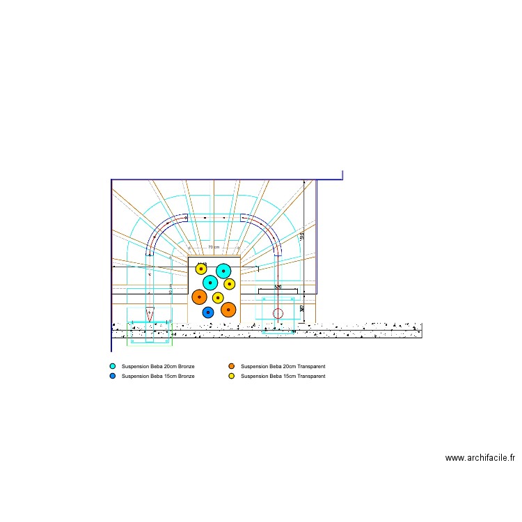 Beba implantation SALA. Plan de 0 pièce et 0 m2