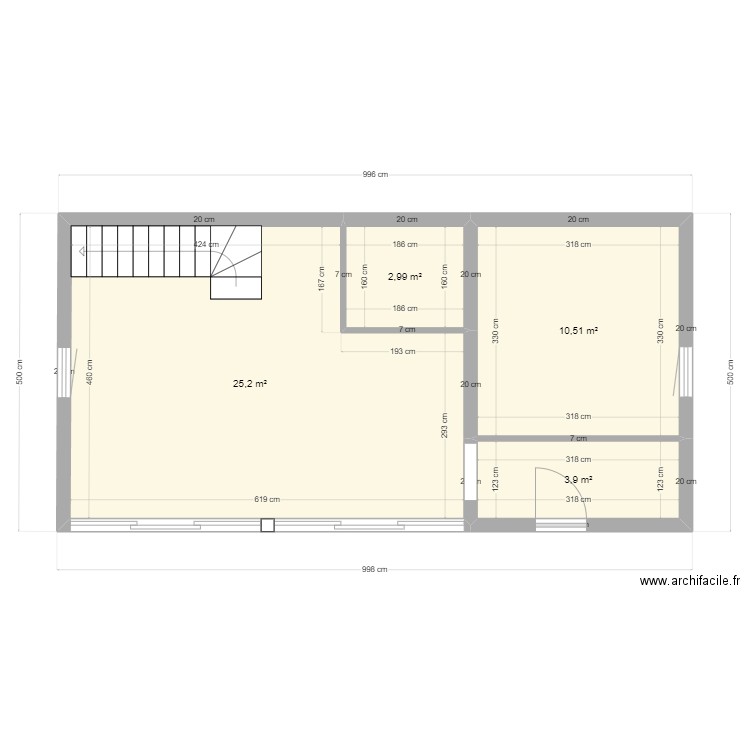 Projet Perrier. Plan de 0 pièce et 0 m2
