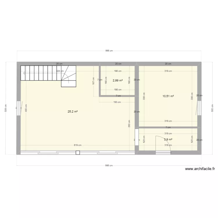 Projet Perrier. Plan de 
