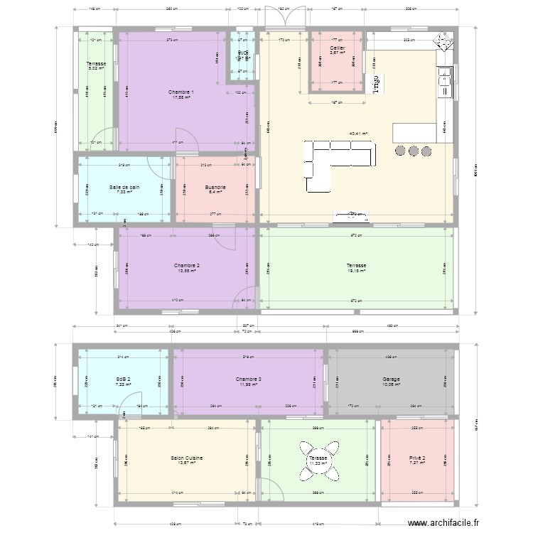 Maudette V4 non aménagé. Plan de 0 pièce et 0 m2