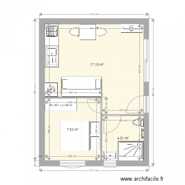 plan appartement garage