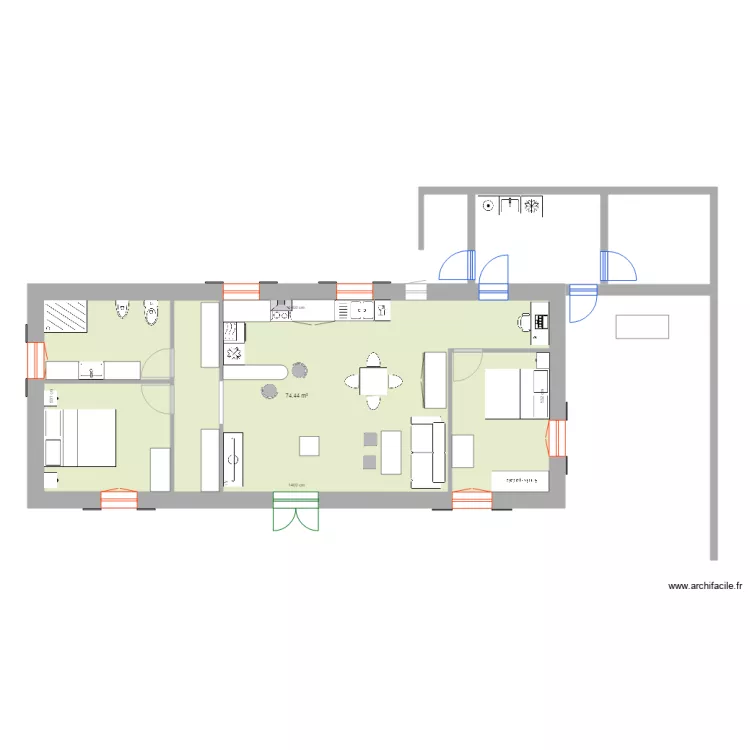 villa delle rose 11. Plan de 