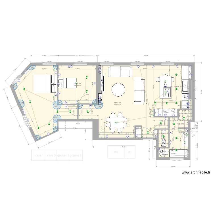 LYON3PLAN20210609ELEC. Plan de 0 pièce et 0 m2