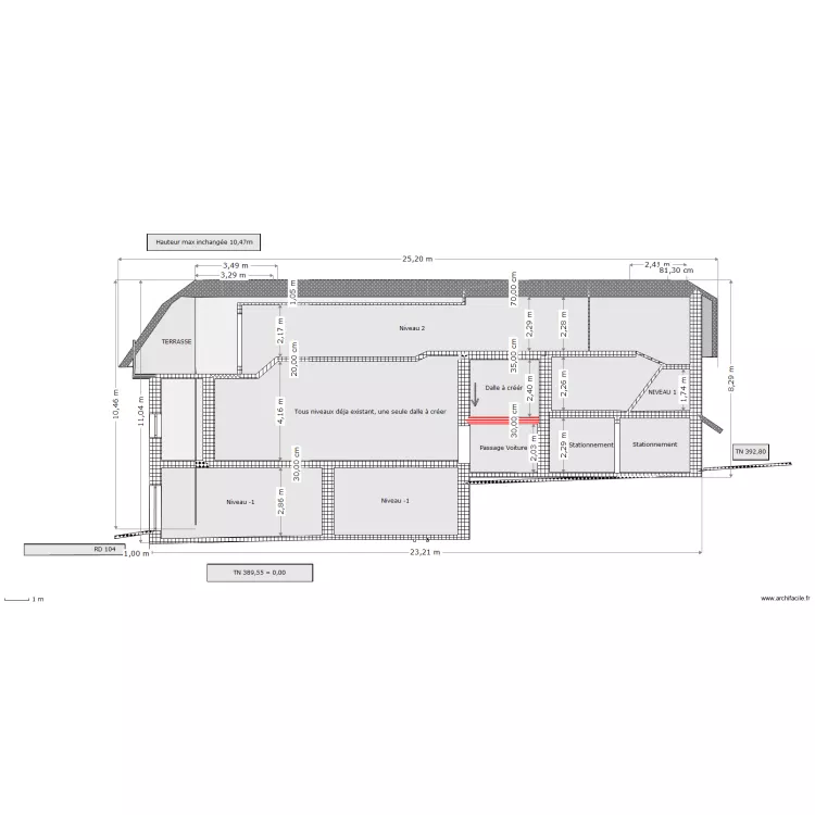 PLAN COUPE version 3 du 27/04/2014. Plan de PLAN COUPE version 3 du 27/04/2014. Plan de