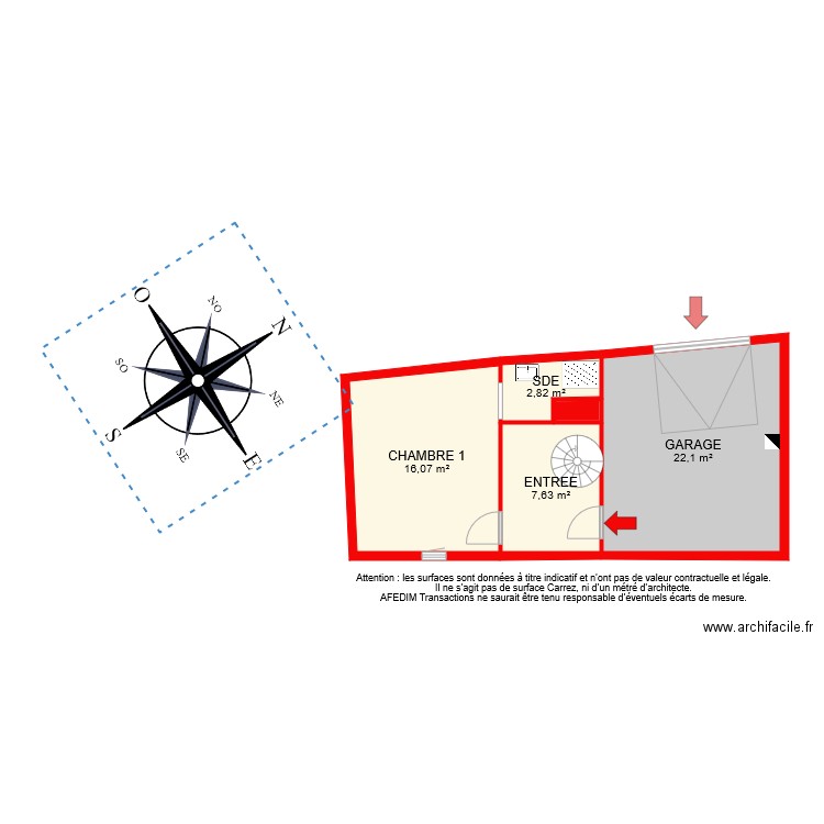 BI 7043 RDC. Plan de 0 pièce et 0 m2