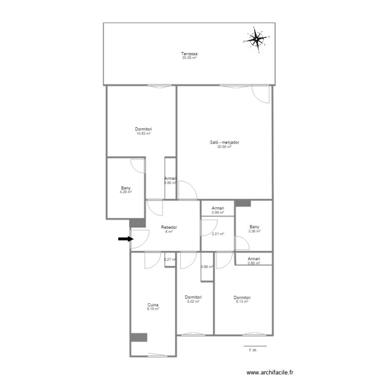 mirador encamp n 19  Esc E Baixos Encamp. Plan de 0 pièce et 0 m2