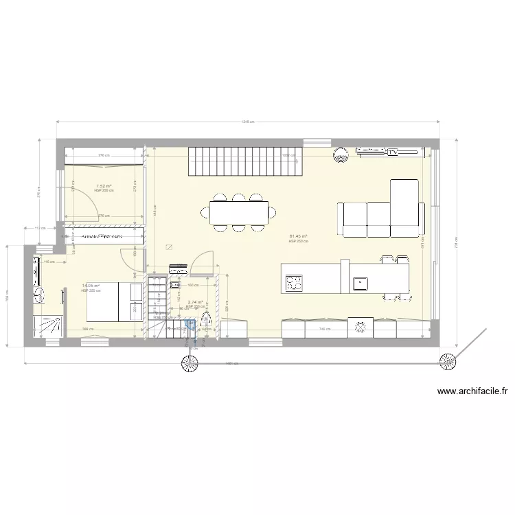 Beauchamp RDC. Plan de Beauchamp RDC. Plan de