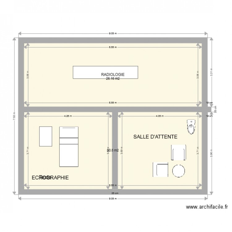 radiologie. Plan de 0 pièce et 0 m2