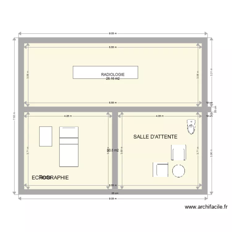 radiologie. Plan de 