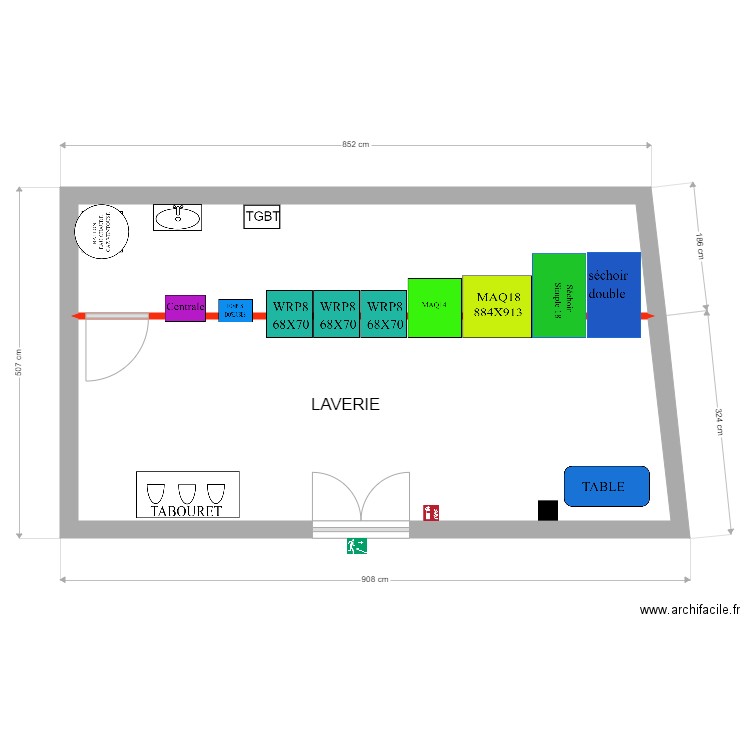 PLAN NEVES 10012022. Plan de 2 pièces et 37 m2