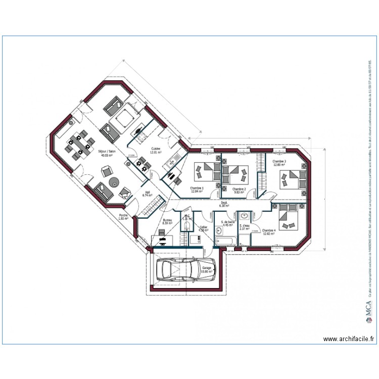 loscouet 2. Plan de 0 pièce et 0 m2