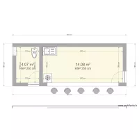 Plan de masse abri de jardin