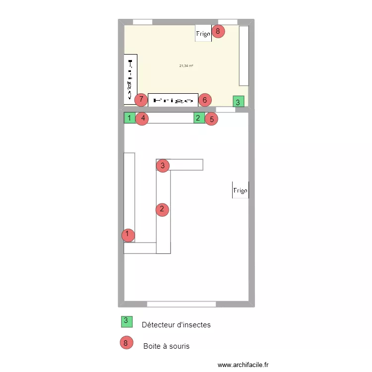 Evalya Capoue Namur. Plan de 