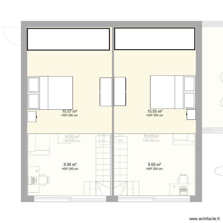 DEPENDANCE. Plan de 0 pièce et 0 m2